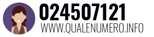Numero di telefono 024507121 024507121
