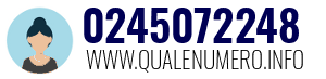 Numero di telefono 0245072248 0245072248