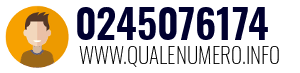 Numero di telefono 0245076174 0245076174