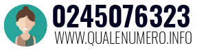 Numero di telefono 0245076323 0245076323