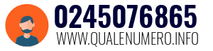 Numero di telefono 0245076865 0245076865