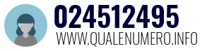 Numero di telefono 024512495 024512495