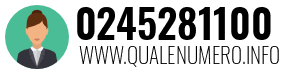 Numero di telefono 0245281100 0245281100