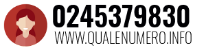 Numero di telefono 0245379830 0245379830