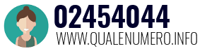 Numero di telefono 02454044 02454044