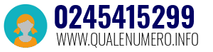 Numero di telefono 0245415299 0245415299