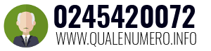 Numero di telefono 0245420072 0245420072
