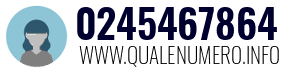Numero di telefono 0245467864 0245467864