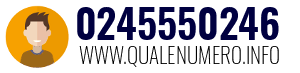 Numero di telefono 0245550246 0245550246