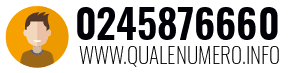 Numero di telefono 0245876660 0245876660