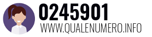 Numero di telefono 0245901 0245901