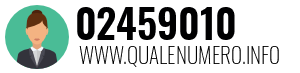 Numero di telefono 02459010 02459010
