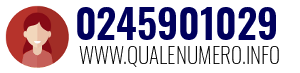 Numero di telefono 0245901029 0245901029