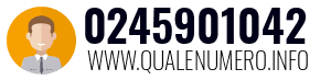 Numero di telefono 0245901042 0245901042