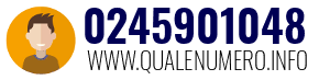 Numero di telefono 0245901048 0245901048