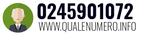 Numero di telefono 0245901072 0245901072