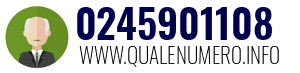 Numero di telefono 0245901108 0245901108
