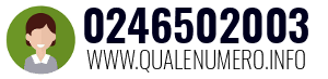 Numero di telefono 0246502003 0246502003