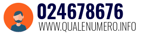 Numero di telefono 024678676 024678676