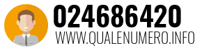 Numero di telefono 024686420 024686420