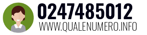 Numero di telefono 0247485012 0247485012