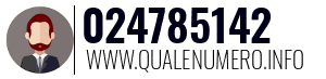 Numero di telefono 024785142 024785142