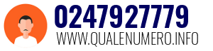 Numero di telefono 0247927779 0247927779