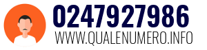Numero di telefono 0247927986 0247927986