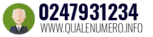 Numero di telefono 0247931234 0247931234