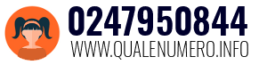 Numero di telefono 0247950844 0247950844