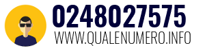 Numero di telefono 0248027575 0248027575
