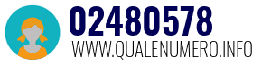 Numero di telefono 02480578 02480578