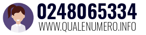 Numero di telefono 0248065334 0248065334