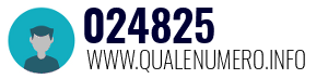 Numero di telefono 024825 024825