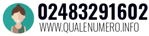 Numero di telefono 02483291602 02483291602