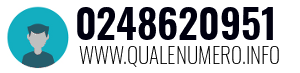 Numero di telefono 0248620951 0248620951