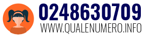 Numero di telefono 0248630709 0248630709