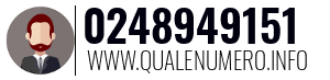 Numero di telefono 0248949151 0248949151