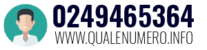 Numero di telefono 0249465364 0249465364