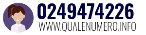 Numero di telefono 0249474226 0249474226