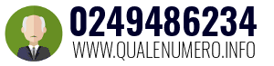 Numero di telefono 0249486234 0249486234