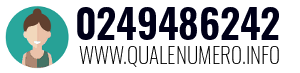 Numero di telefono 0249486242 0249486242