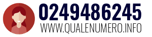 Numero di telefono 0249486245 0249486245