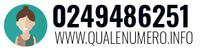 Numero di telefono 0249486251 0249486251