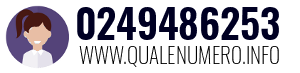 Numero di telefono 0249486253 0249486253