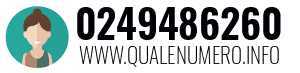 Numero di telefono 0249486260 0249486260