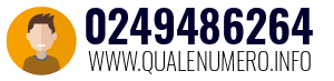 Numero di telefono 0249486264 0249486264