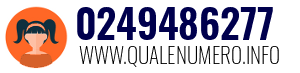 Numero di telefono 0249486277 0249486277