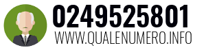 Numero di telefono 0249525801 0249525801