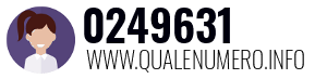 Numero di telefono 0249631 0249631